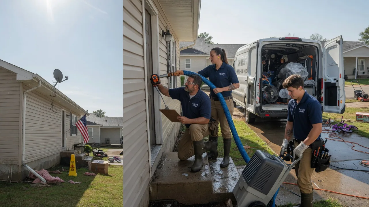 Ceiling Water Damage Restoration in Palmyra, IN near me